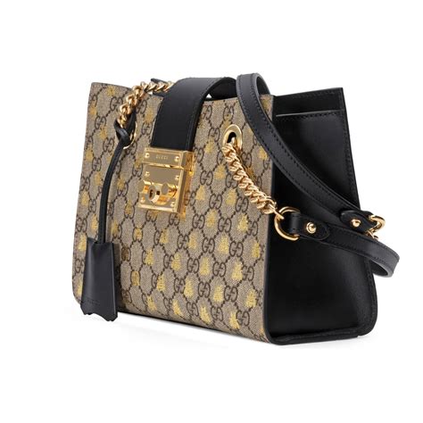 gucci bee suitcase|gucci padlock small shoulder bag.